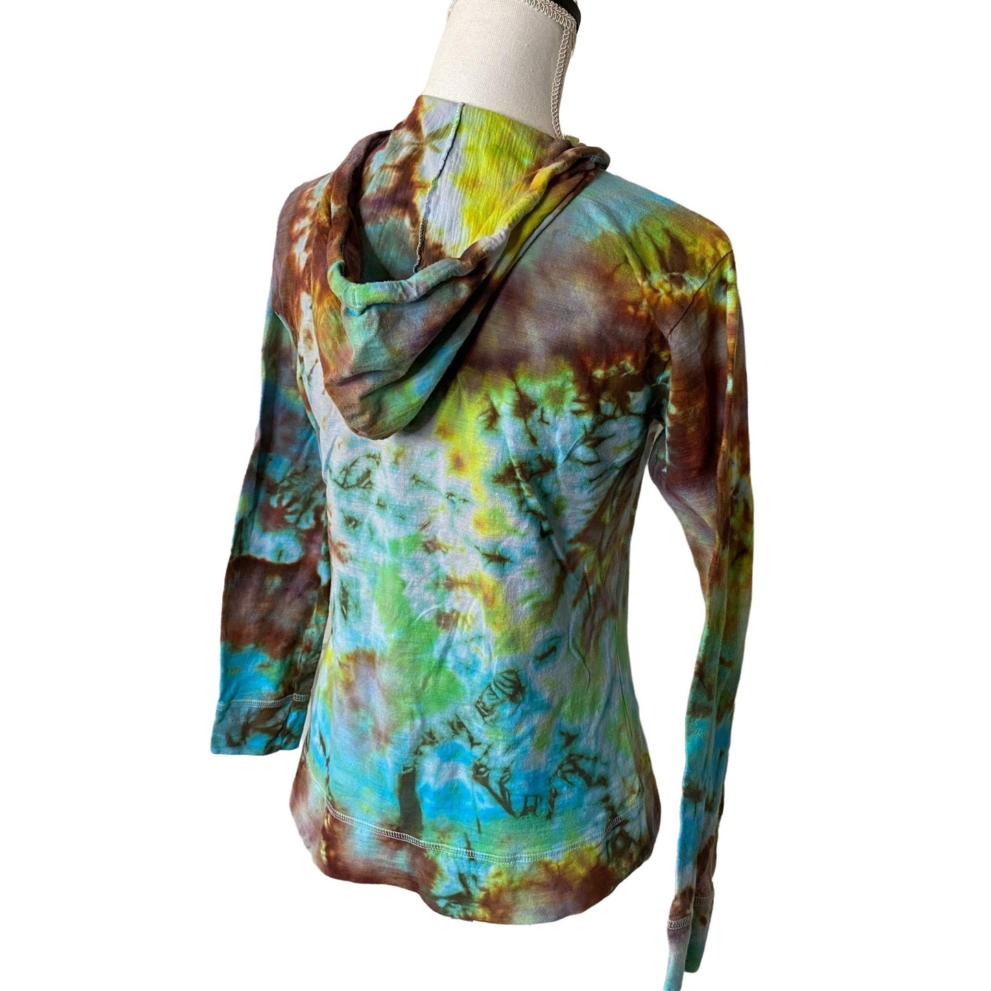 Dyed Adult Lightweight Hoodie || Small