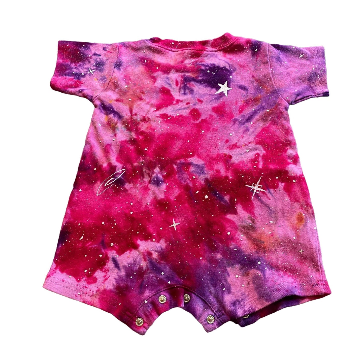 Galaxy Dyed Baby Romper || 12-18 Months