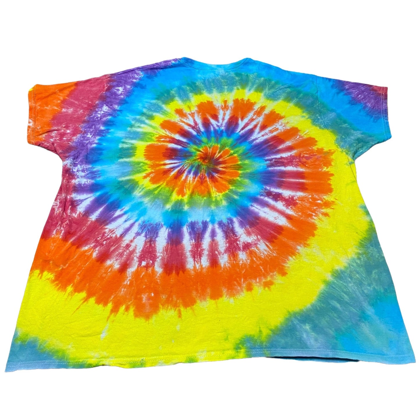 Rainbow Spiral Tie Dye Adult Tee || 3XL