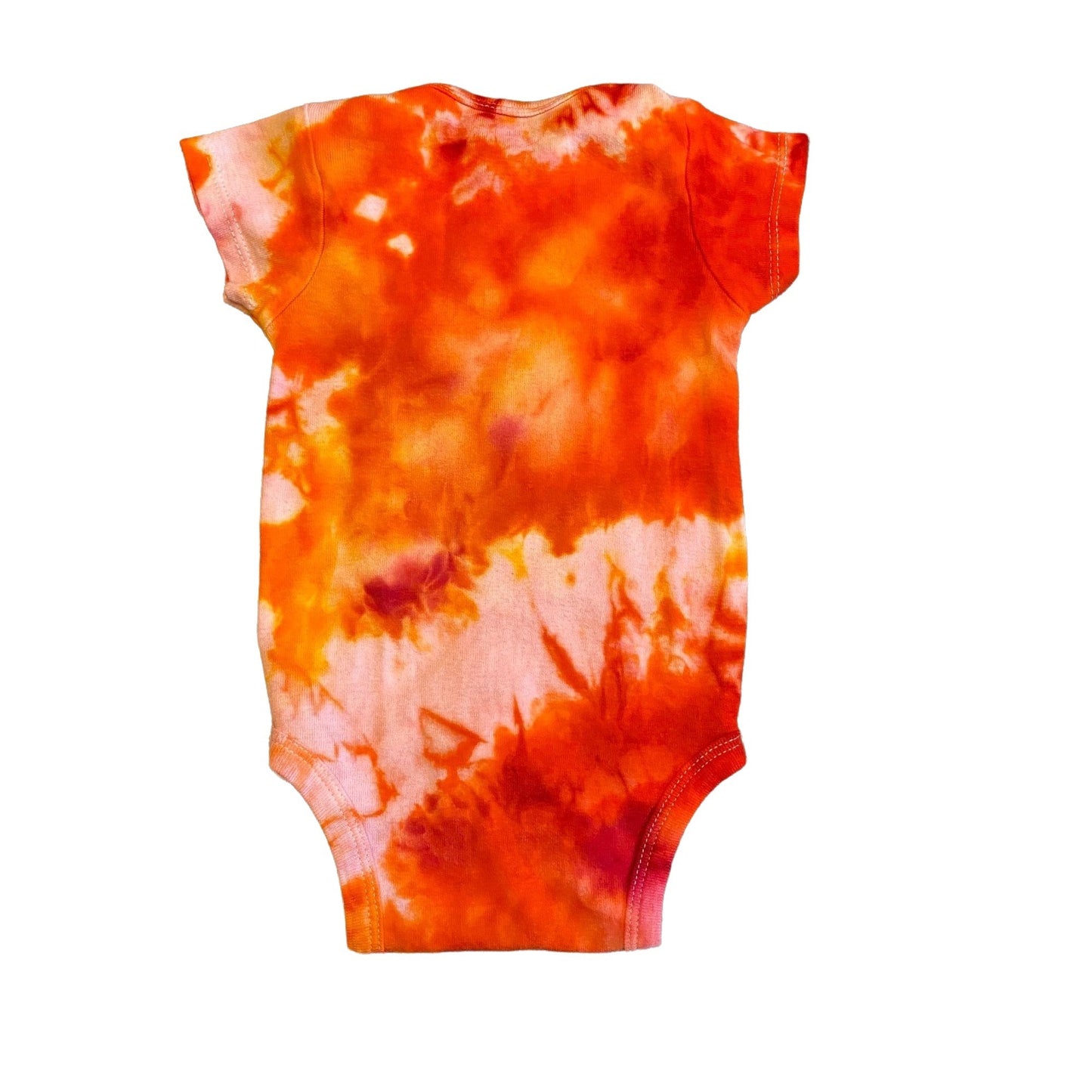 Fiery Fun Dye Tie Dye Onesie || 3-6 Months, Upcycled ♻️