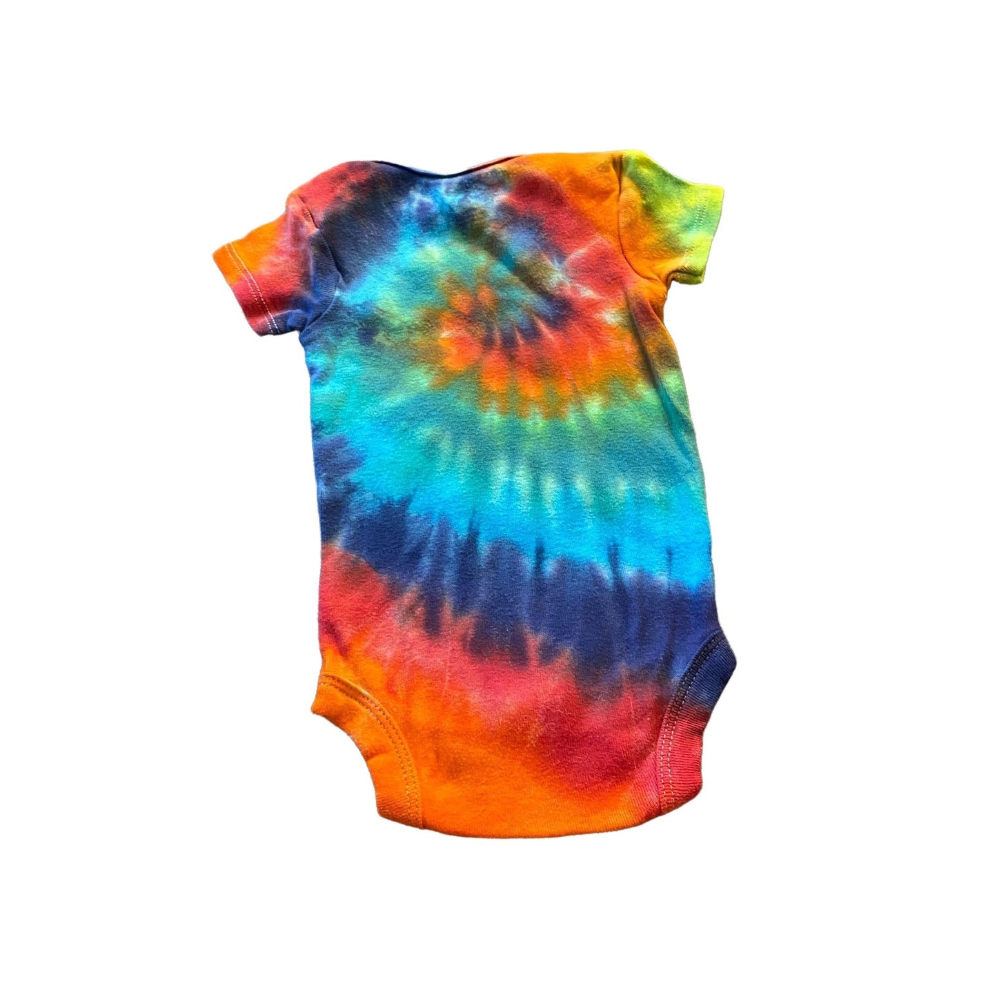 Rainbow Spiral Tie Dyed Bodysuit || 0-3 Months