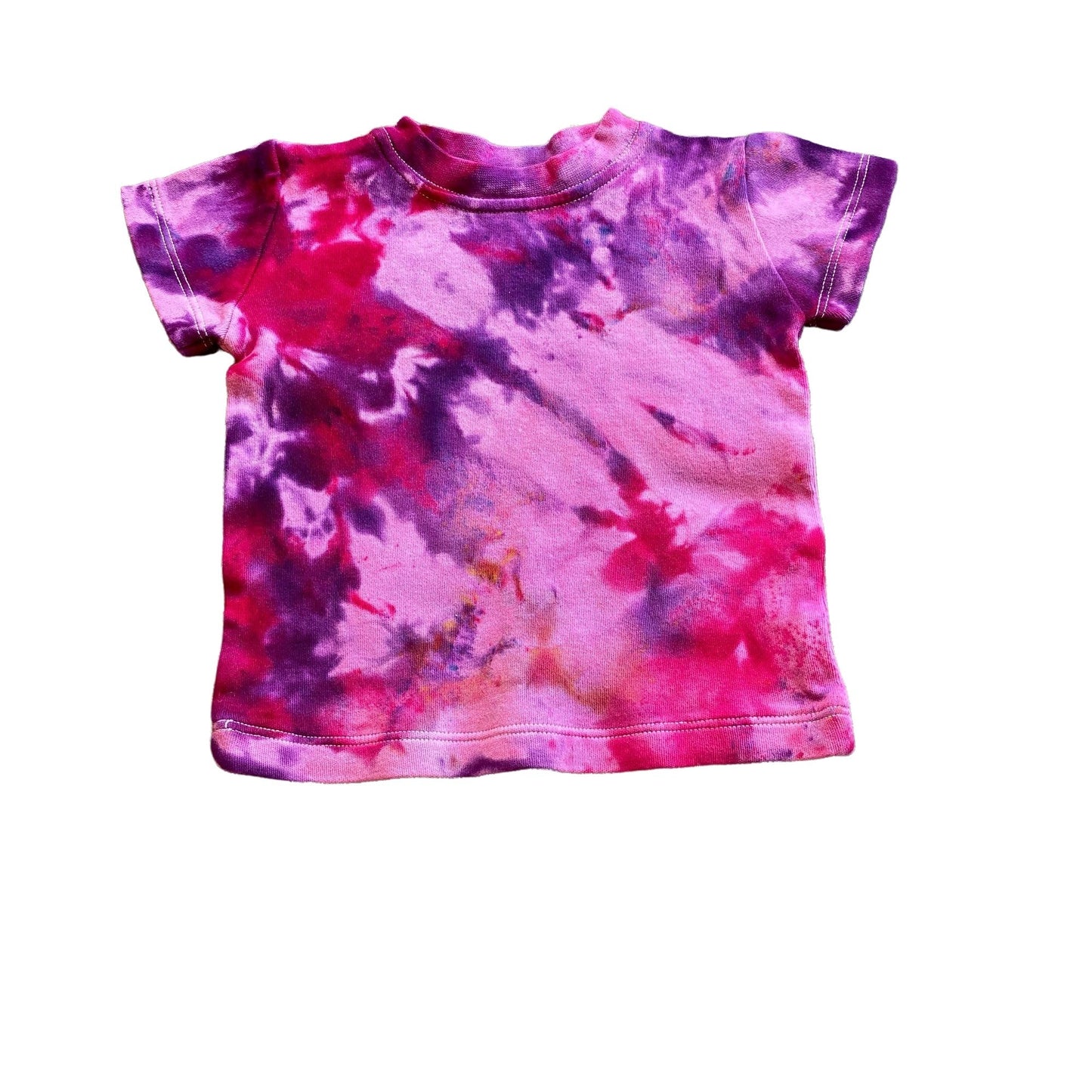 Pink Raven Tie Dye Baby Tee || 3-6 Months