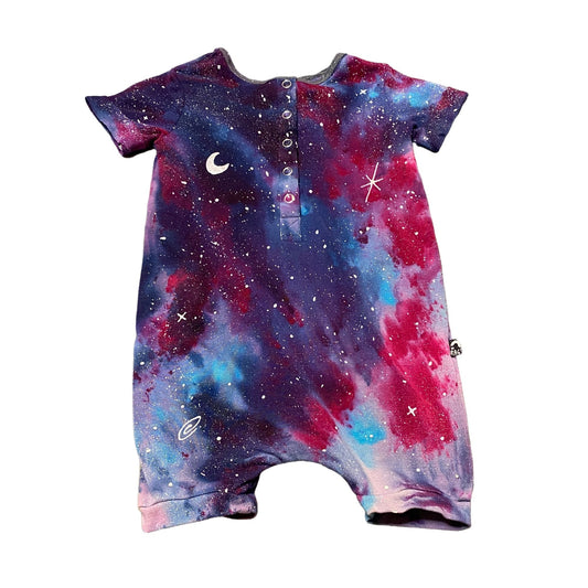 Galaxy Dyed Rags Romper || 18-24 Months