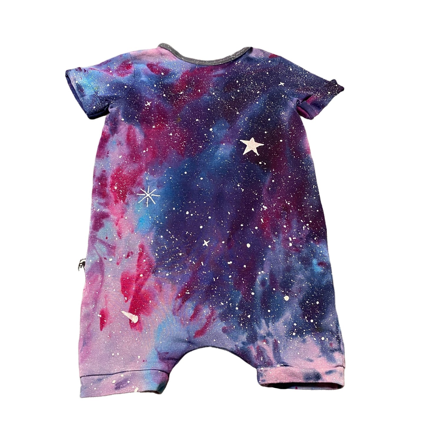 Galaxy Dyed Rags Romper || 18-24 Months