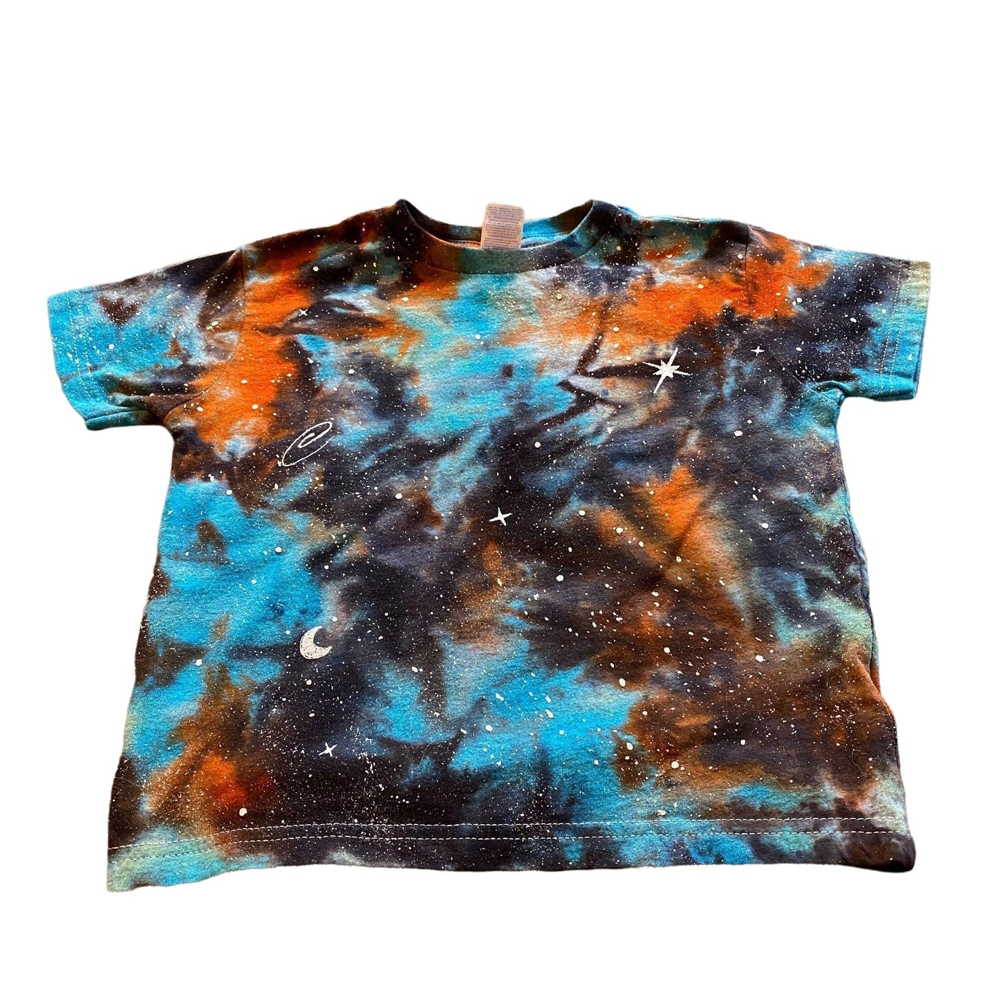 Galaxy Dyed Kids Tee || Size 7