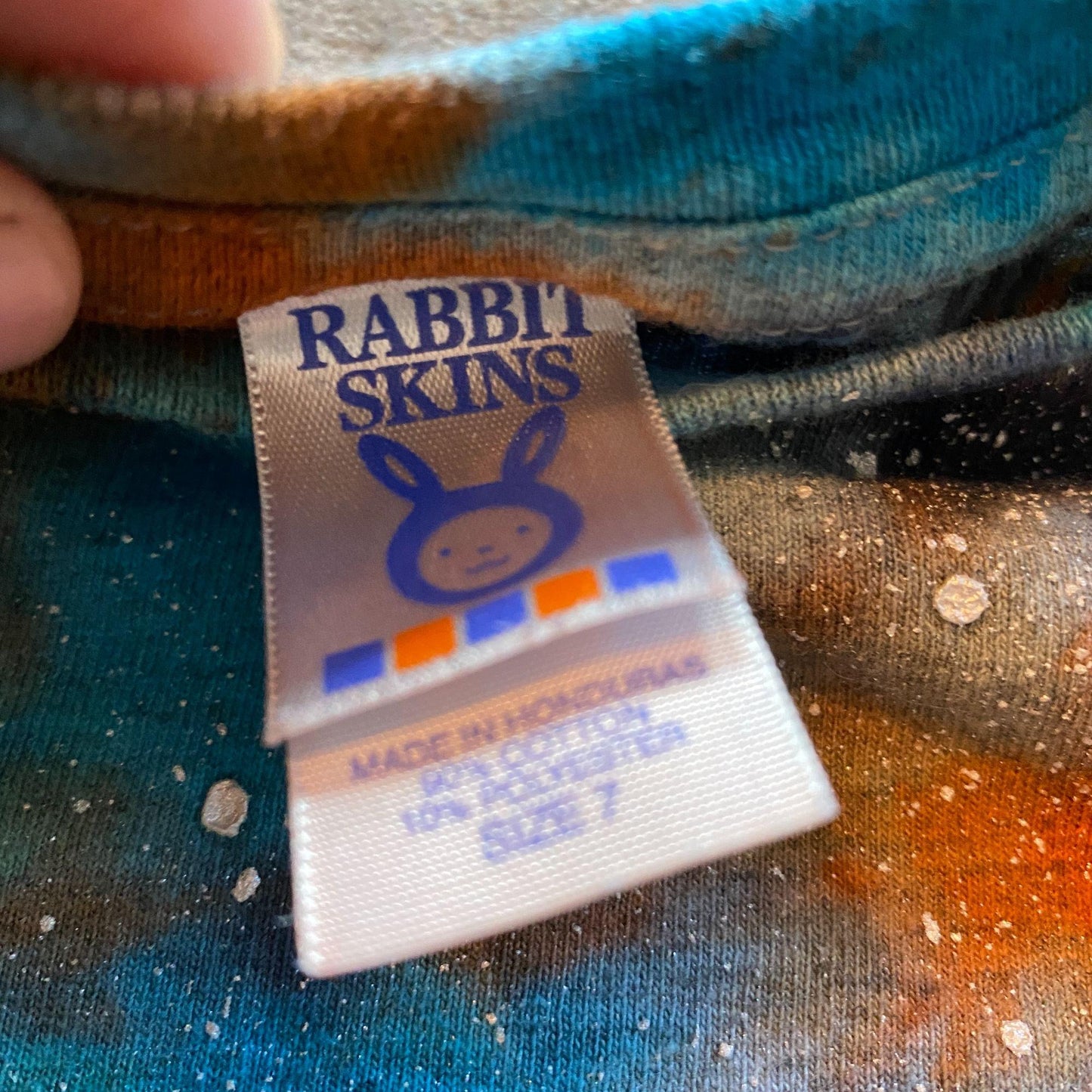 Galaxy Dyed Kids Tee || Size 7