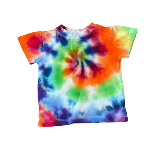 Rainbow Spiral Tie Dye Baby Tee || 3-6 Months
