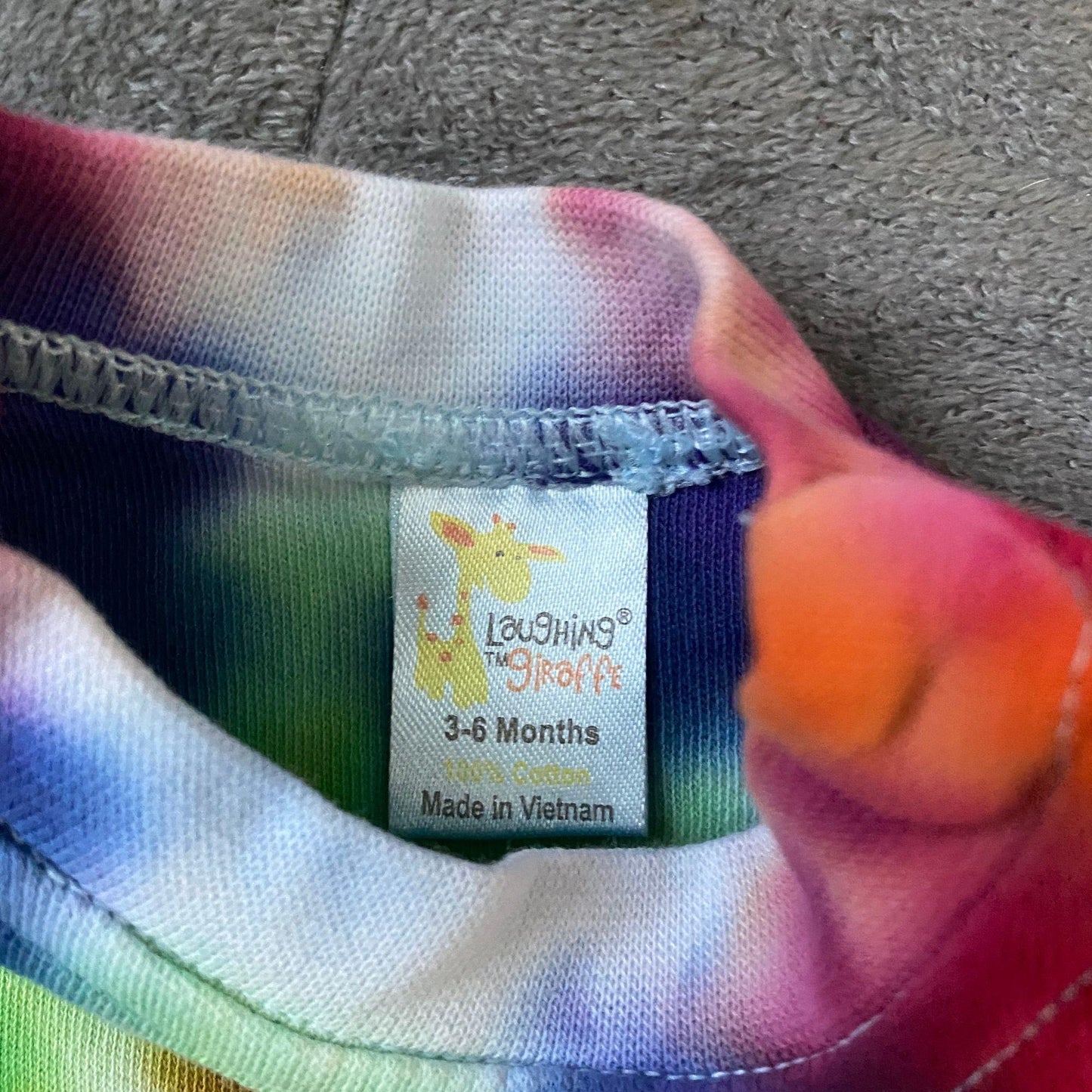 Rainbow Spiral Tie Dye Baby Tee || 3-6 Months