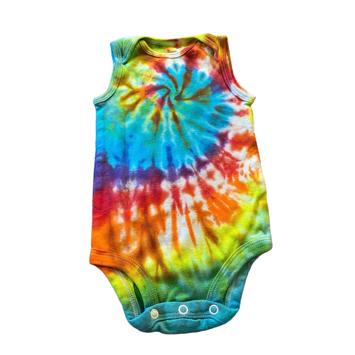 Rainbow Spiral Tie Dyed Bodysuit || 6 Months