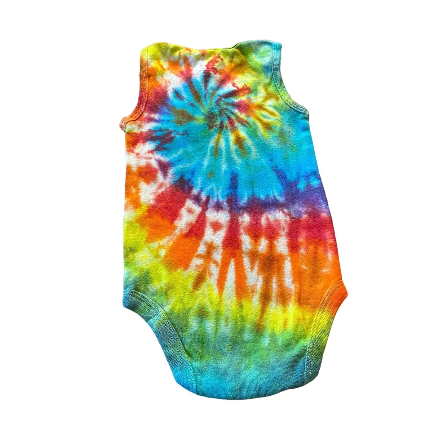 Rainbow Spiral Tie Dyed Bodysuit || 6 Months