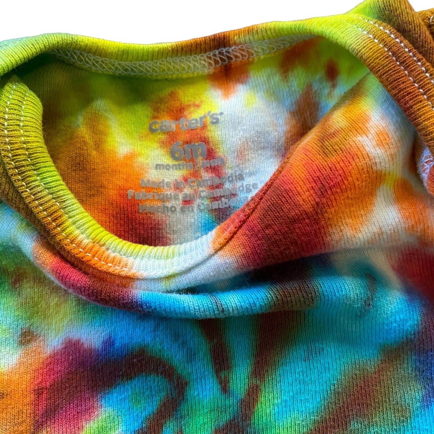 Rainbow Spiral Tie Dyed Bodysuit || 6 Months
