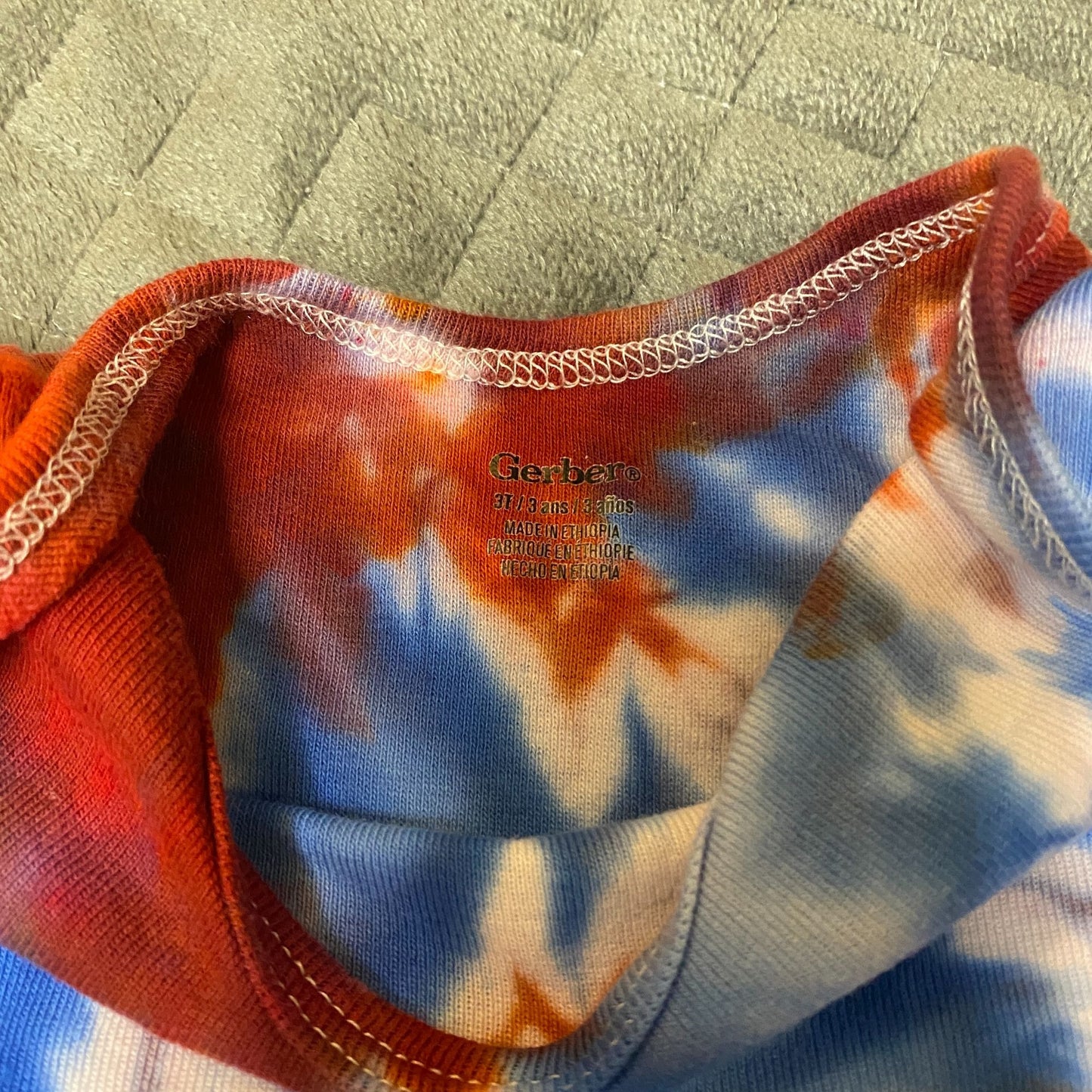 Tie Dye Baby Bodysuit || 3T