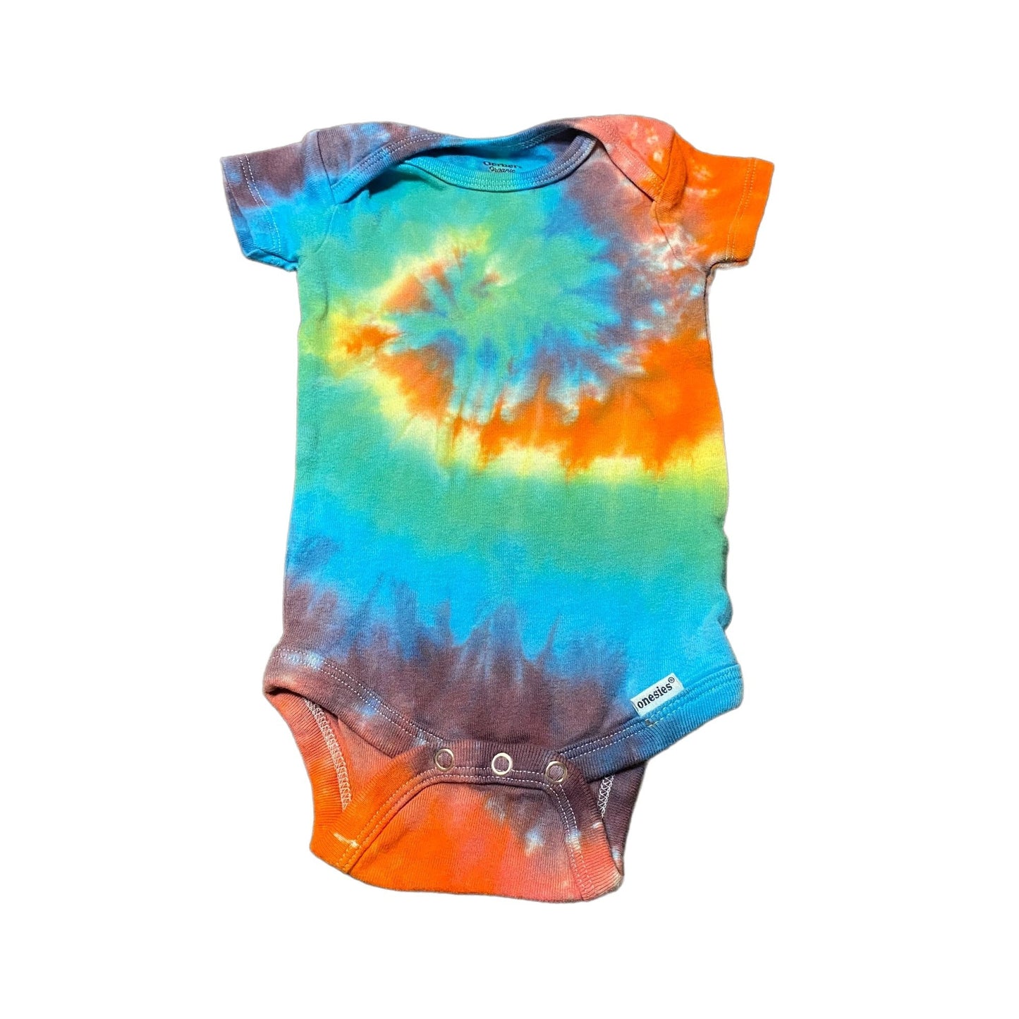Rainbow Spiral Tie Dyed Bodysuit || 3-6 Months