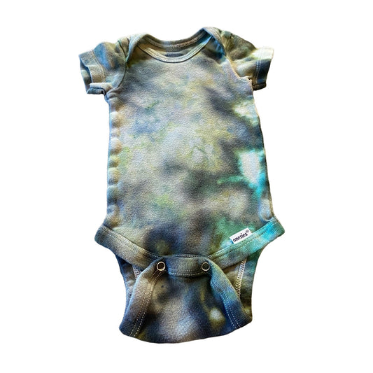 Tie Dyed Bodysuit || 0-3 Months, Upcycled ♻️