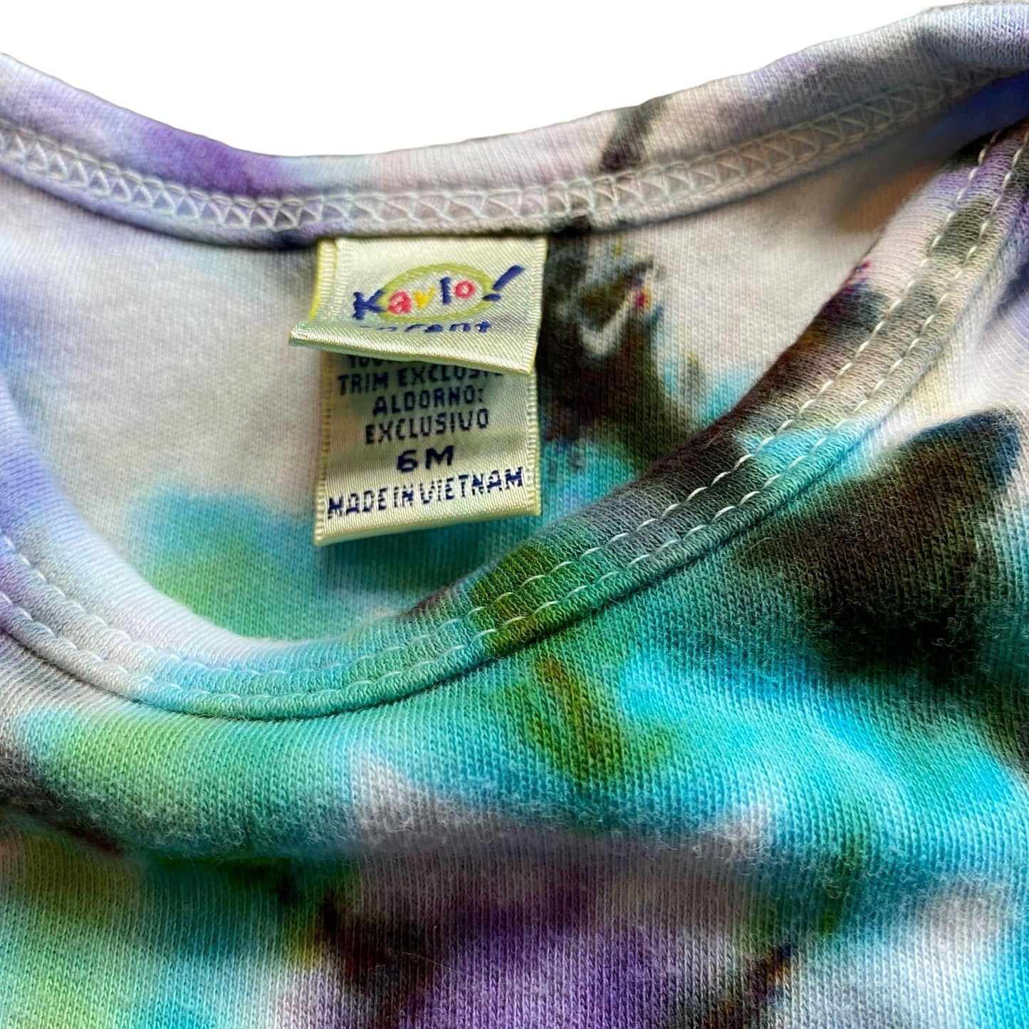 Spiral Tie Dye Baby Bodysuit || 6 Months