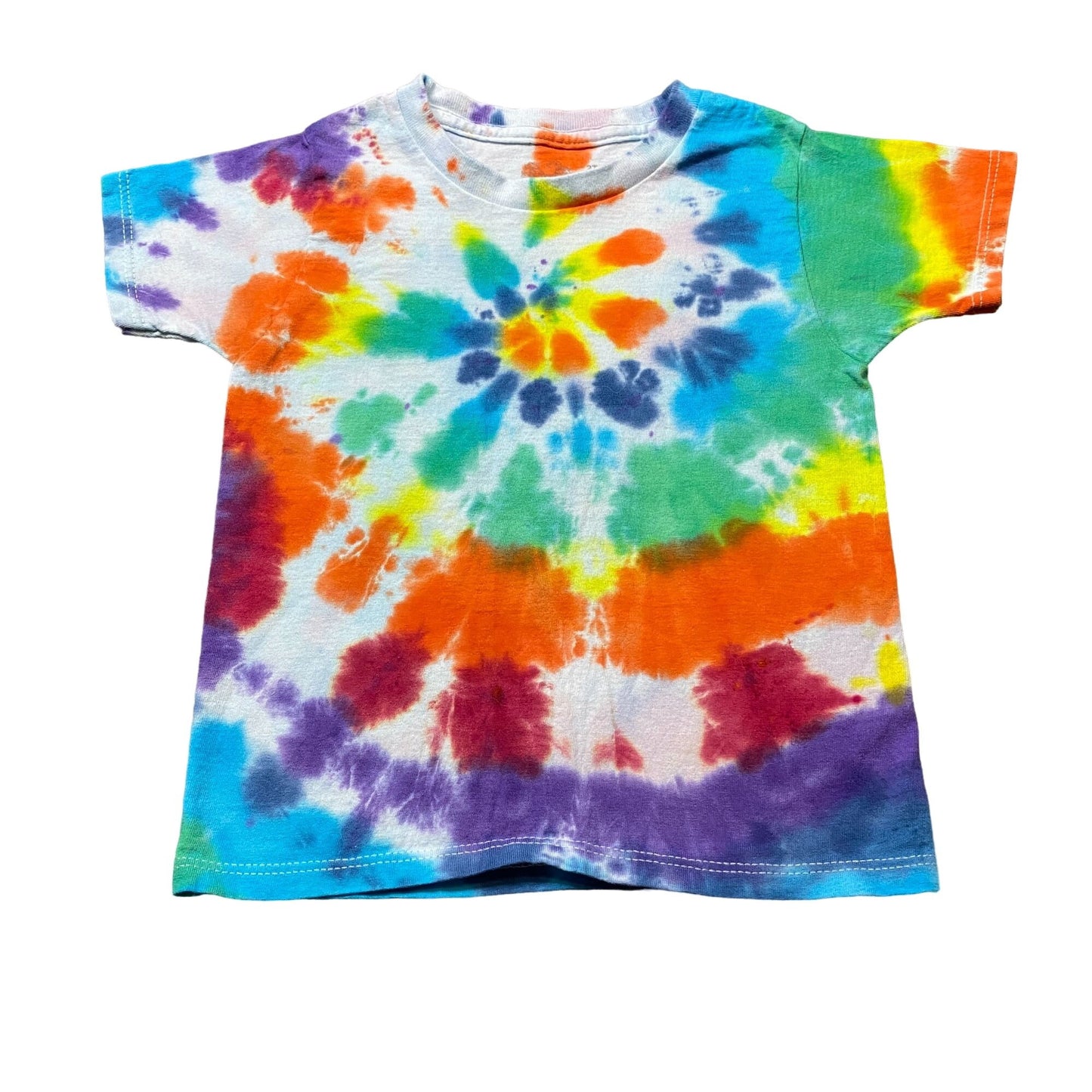 Rainbow Spiral Tie Dye Toddler Tee Shirt || 2T / 3T