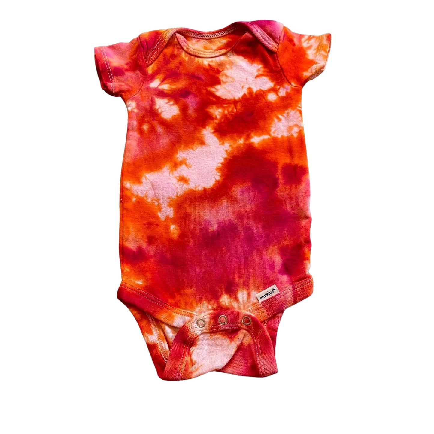 Fiery Fun Dye Tie Dye Onesie || 3-6 Months
