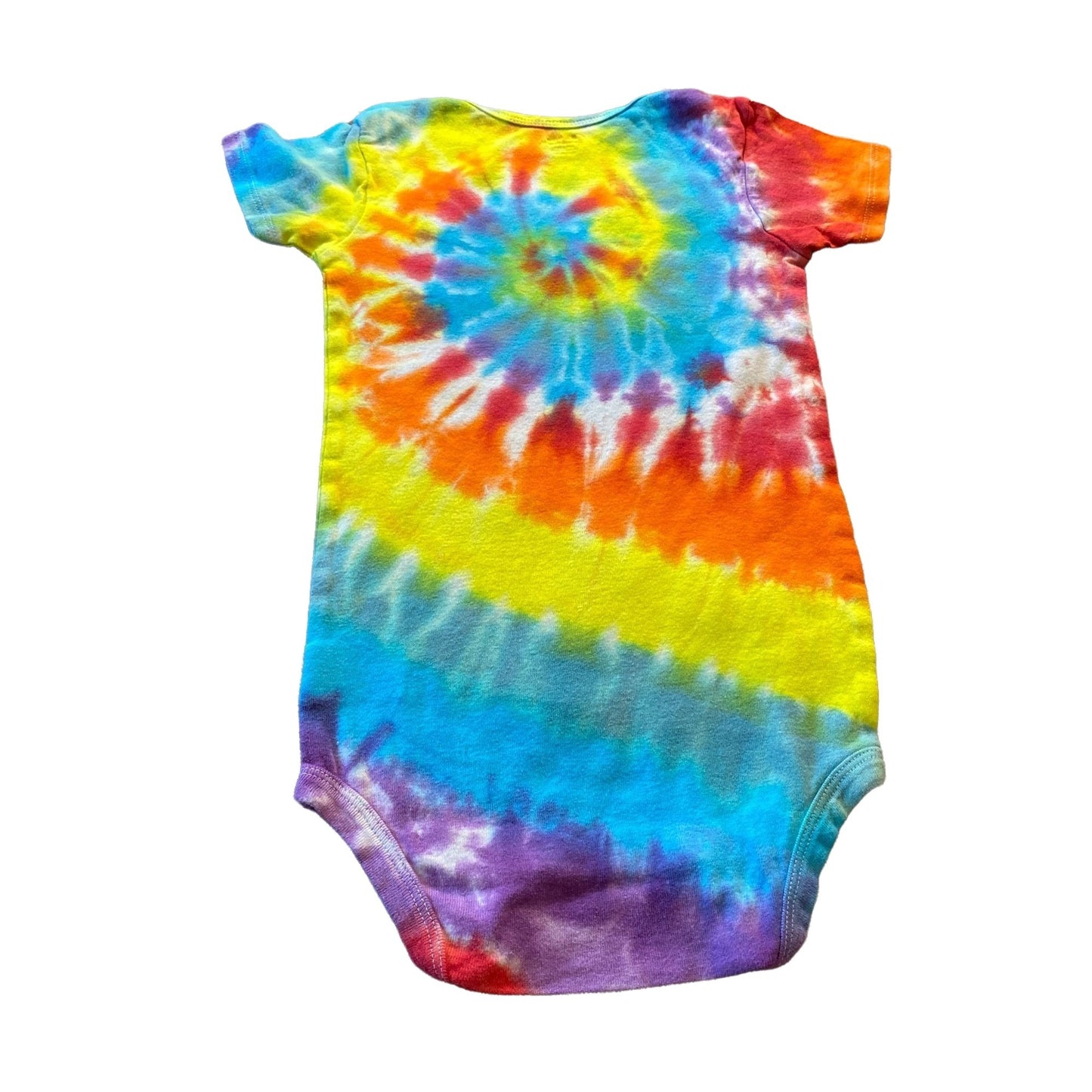 Rainbow Spiral Tie Dyed Bodysuit || 4T