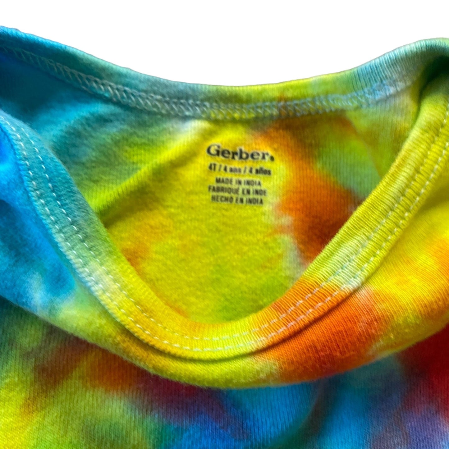 Rainbow Spiral Tie Dyed Bodysuit || 4T
