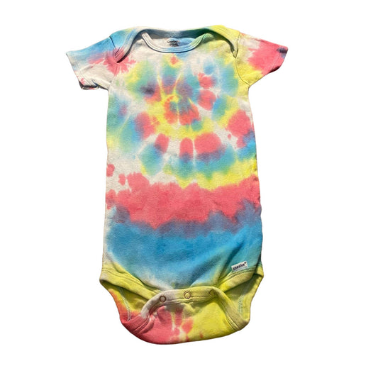 Unicorn Spiral Tie Dye Onesie || 24 Months