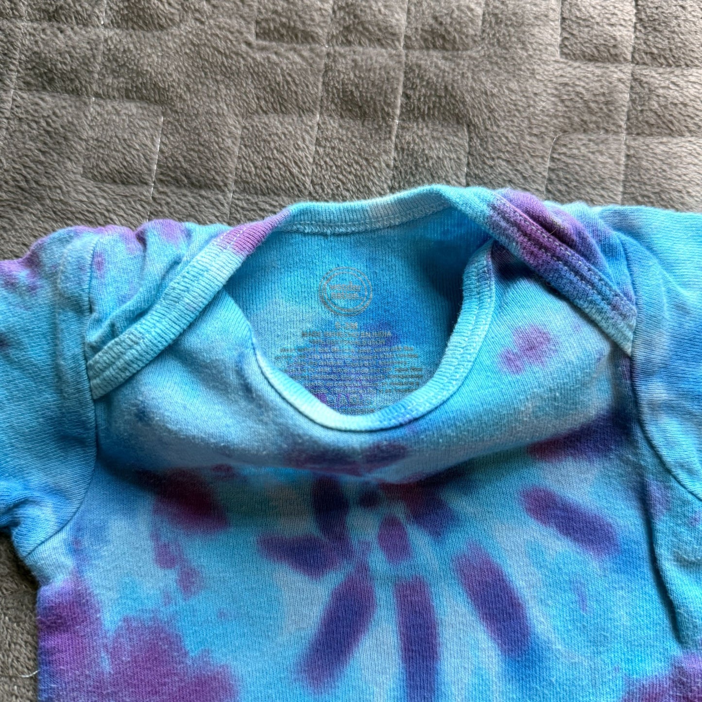 Tie Dyed Onesie || 0-3 Months, Upcycled ♻️