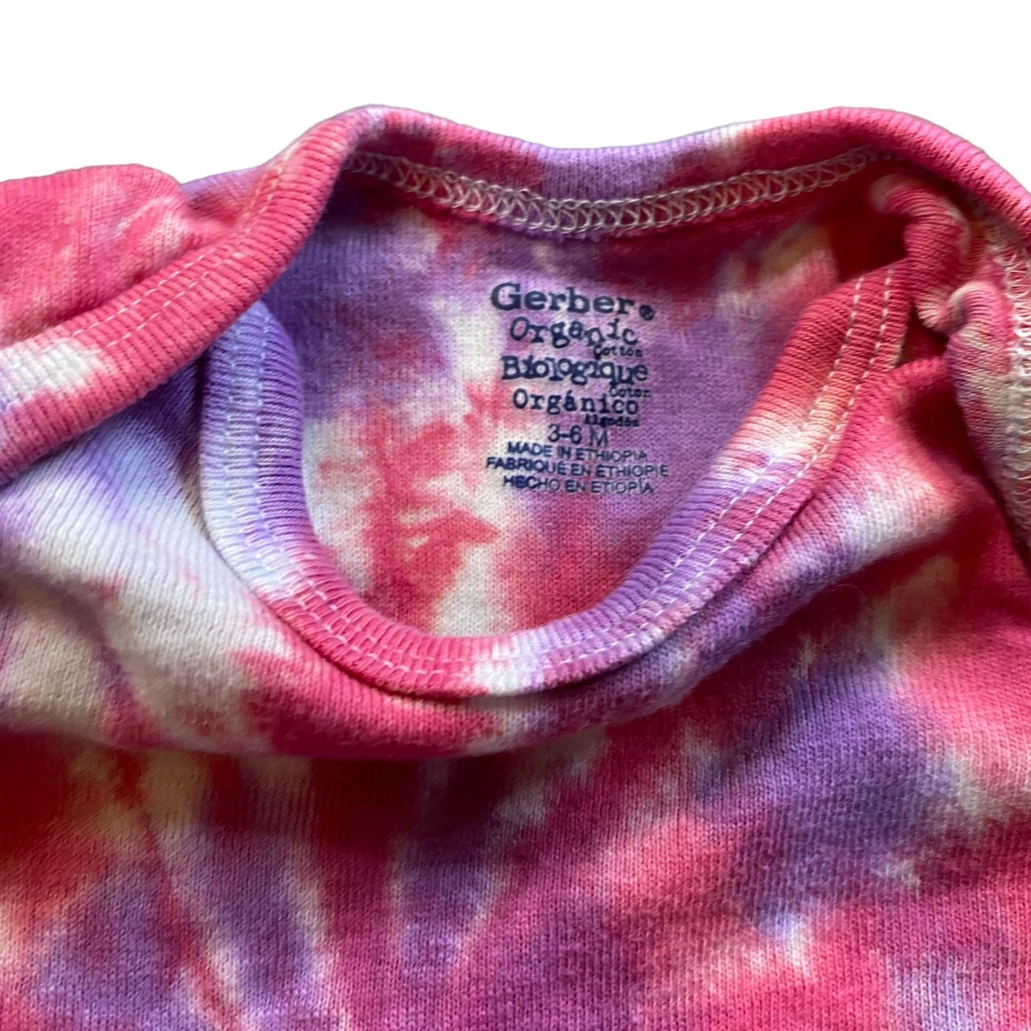 Spiral Tie Dye Baby Bodysuit || 3-6 Months