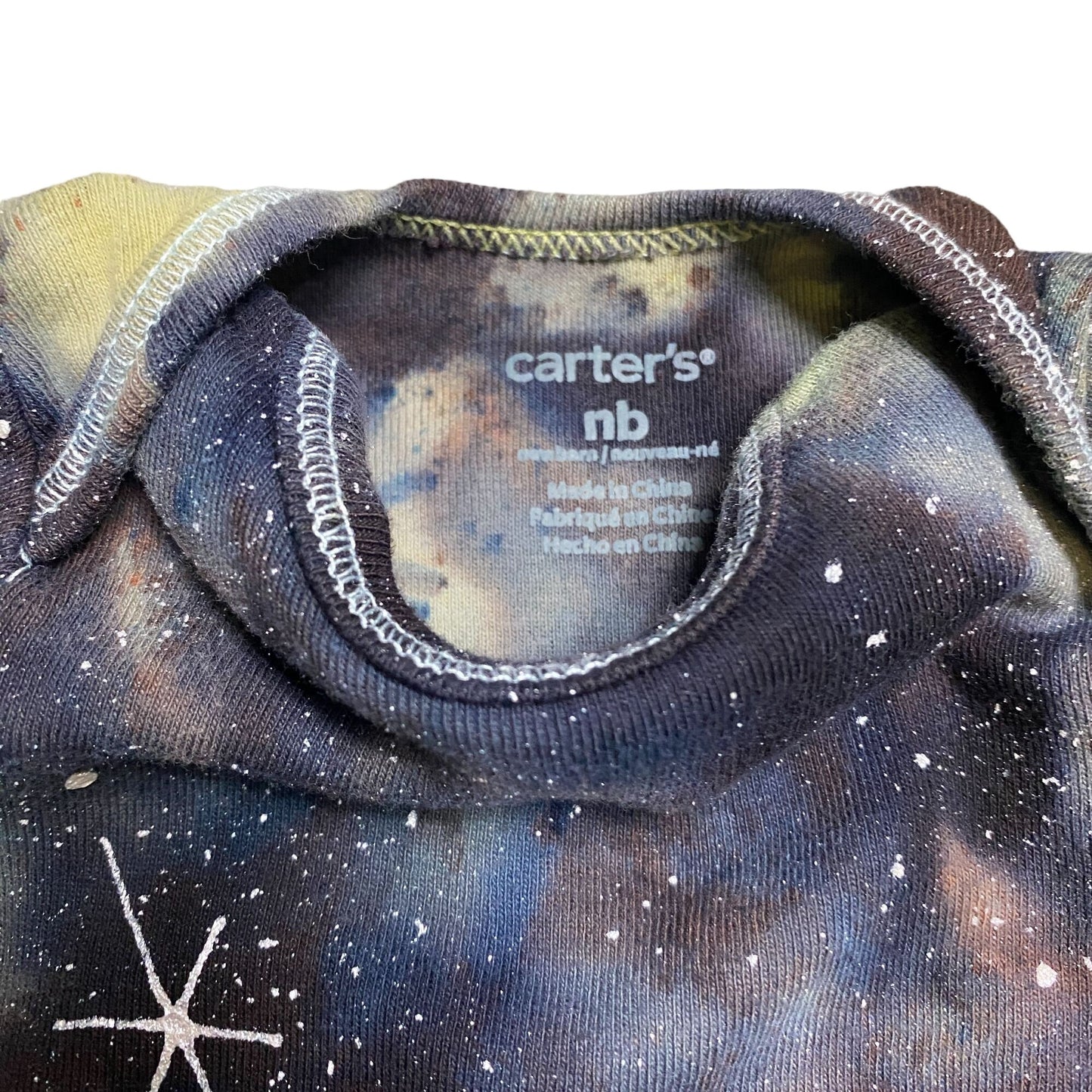 Galaxy Dyed Onesie || Newborn