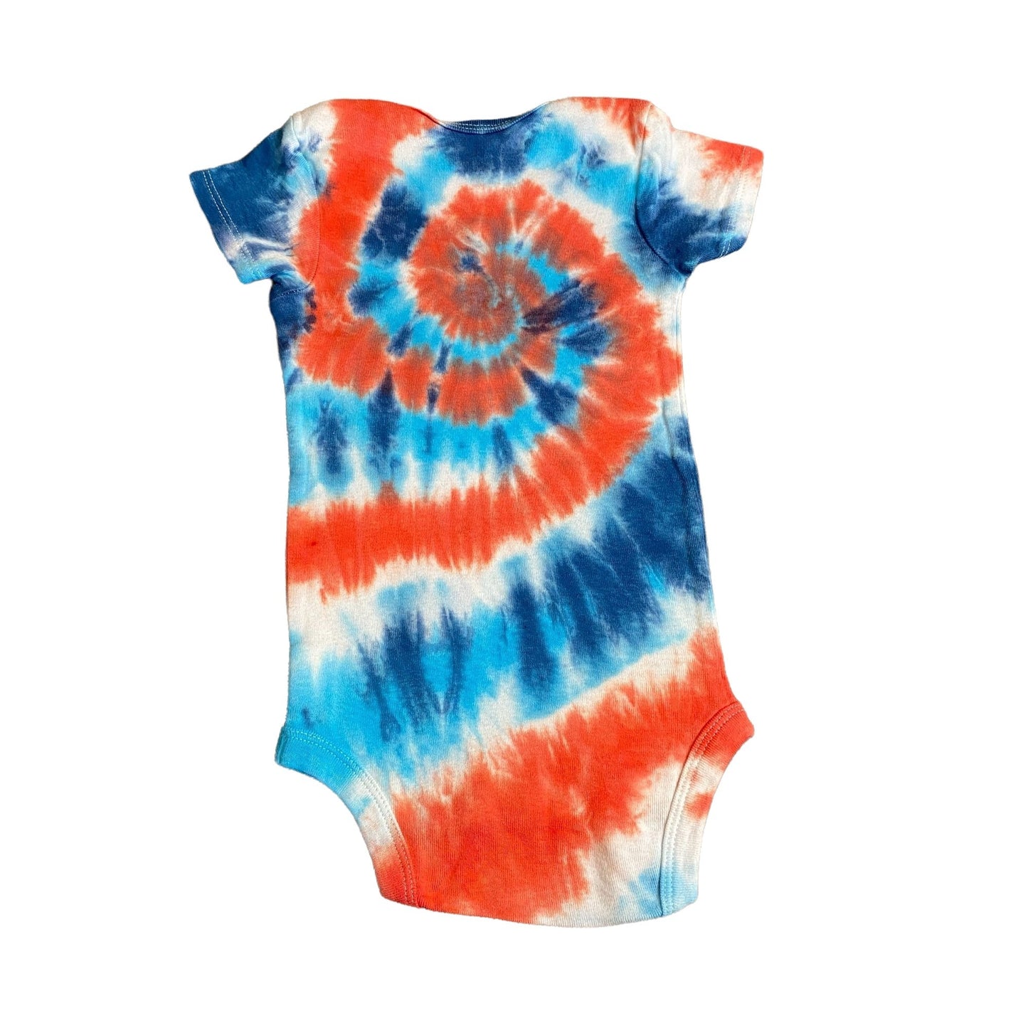 Spiral Tie Dye Baby Bodysuit || 12 Months