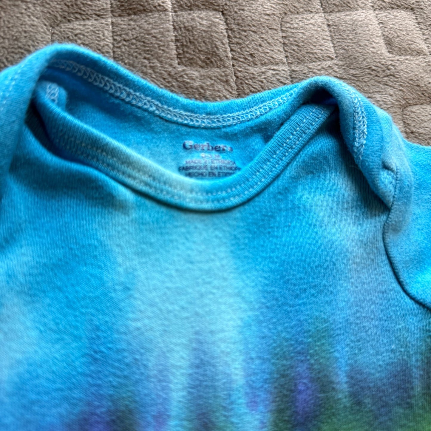 Tie Dyed Onesie || 0-3 Months, Upcycled ♻️