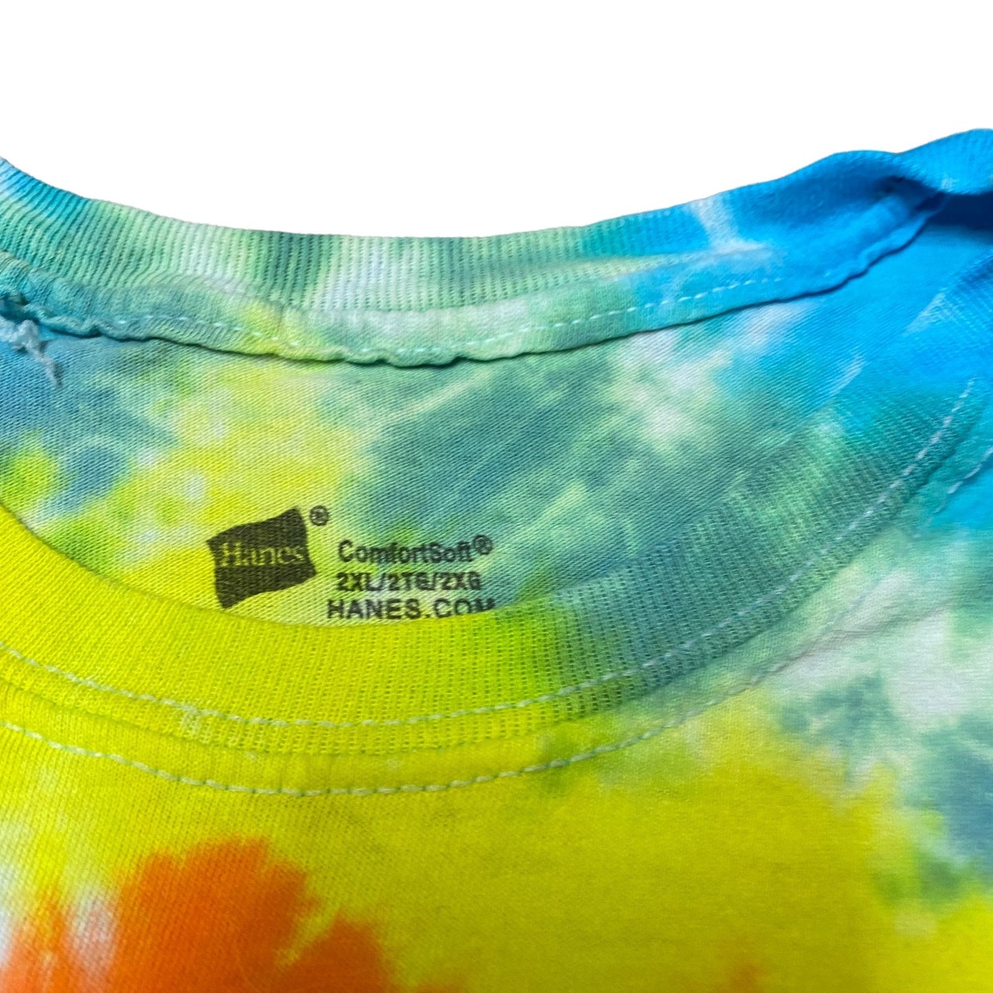 Rainbow Spiral Tie Dye Adult Tee || 2XL