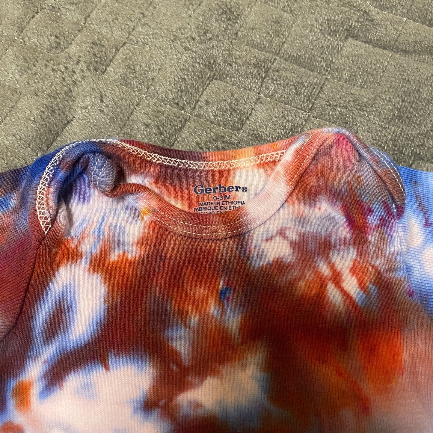 Tie Dye Baby Bodysuit || 0-3 Months