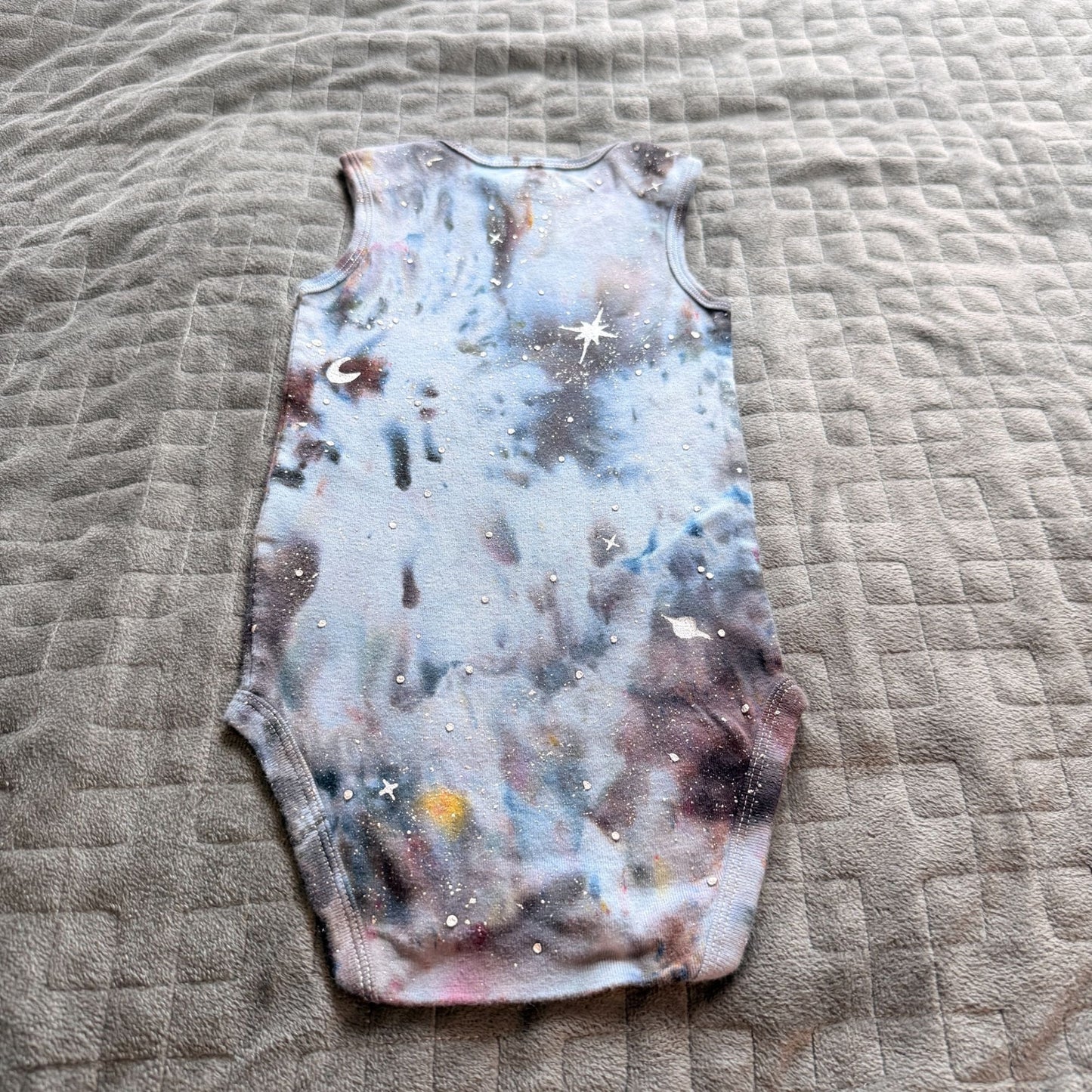 Galaxy Dyed Baby Onesie || 24 Months