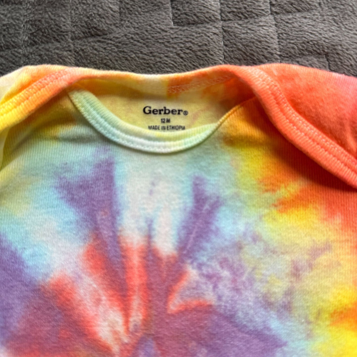 Tie Dyed Onesie || 12 Months
