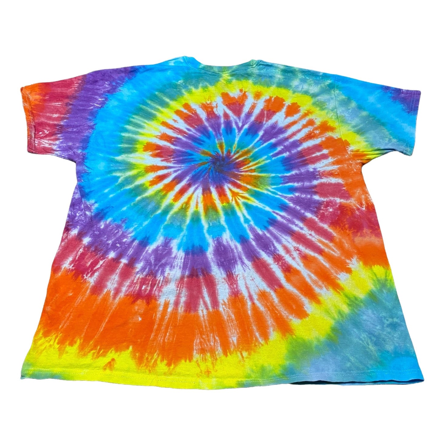 Rainbow Spiral Tie Dye Adult Tee || Extra Large