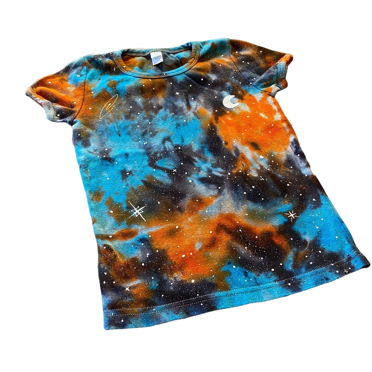 Galaxy Dyed Kids Tee || Youth 10, Girls Fit