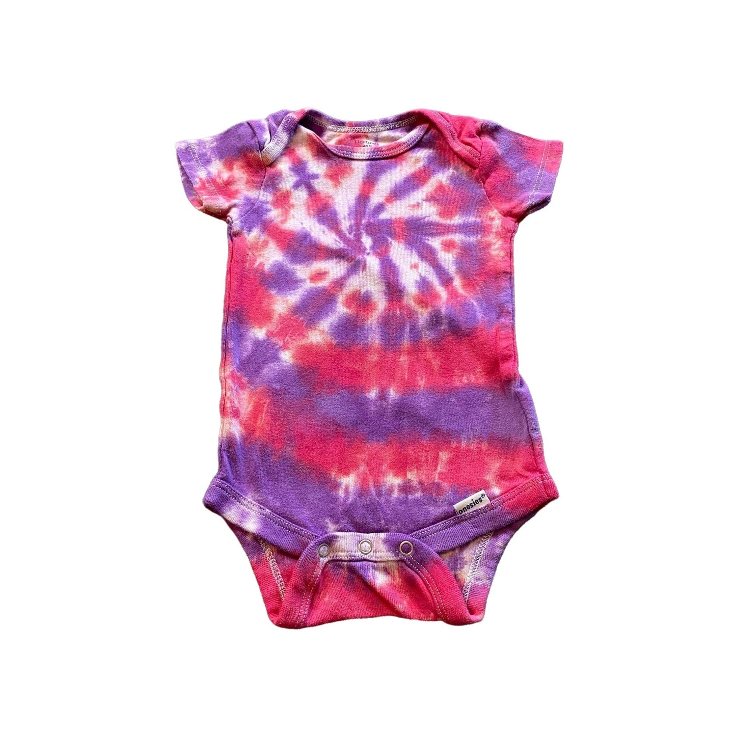 Spiral Tie Dye Baby Bodysuit || 3-6 Months