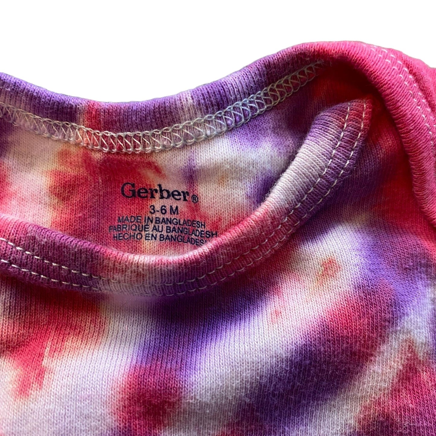 Spiral Tie Dye Baby Bodysuit || 3-6 Months