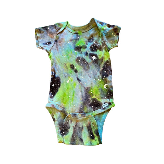 Galaxy Dyed Onesie || 3T, Upcycled ♻️