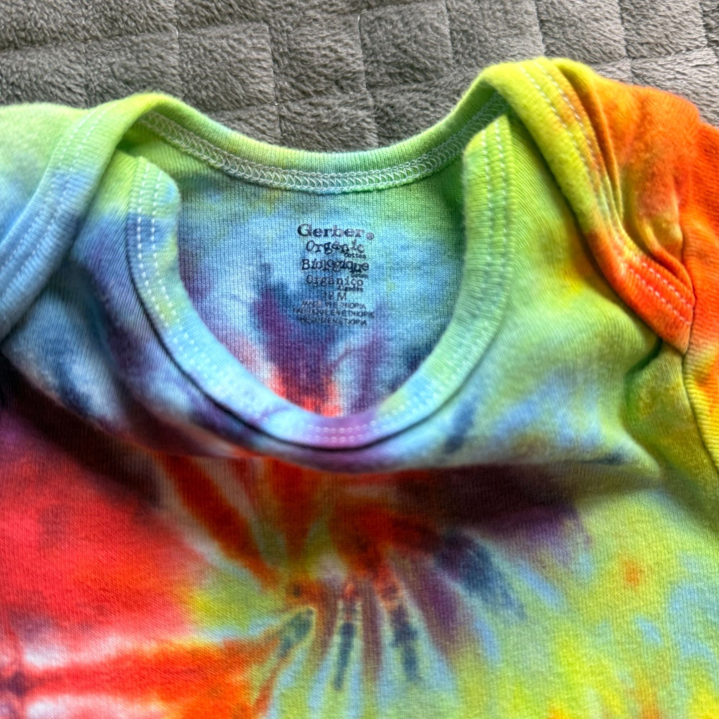 Tie Dyed Onesie || 12 Months