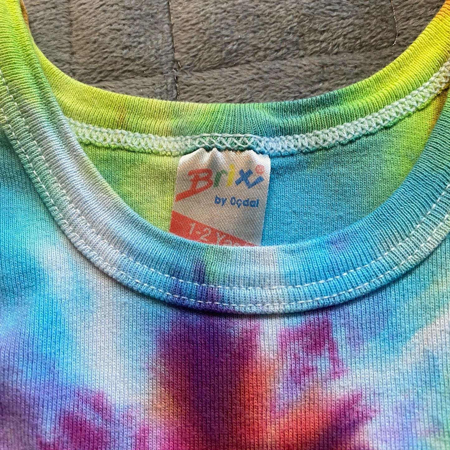 Rainbow Spiral Tie Dye Baby Tank || 12-24 Months