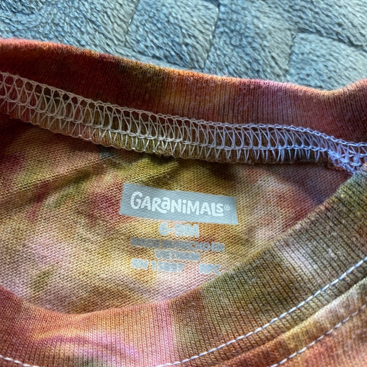 Tie Dyed Long-sleeve shirt || 6-9 Months
