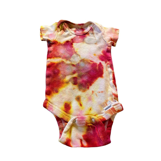Tie Dyed Bodysuit || 0-3 Months, Upcycled ♻️