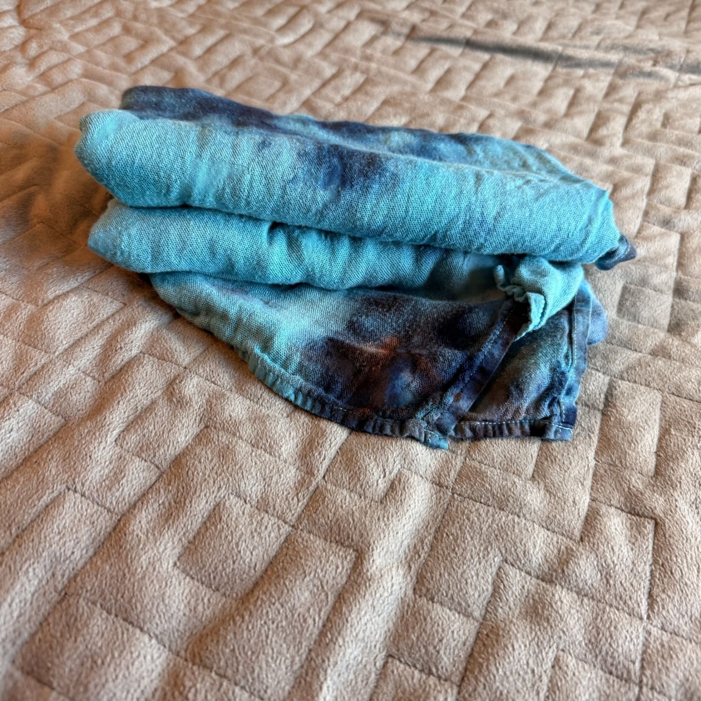 Dyed Tula Baby Blanket || Upcycled