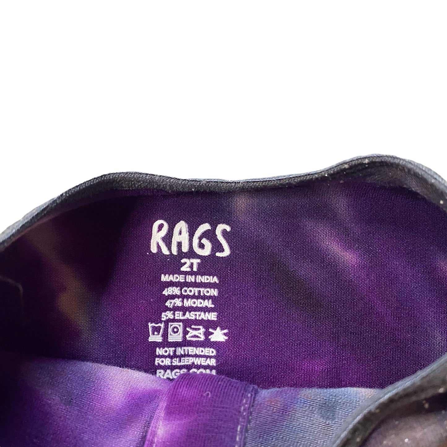 Galaxy Dyed Rags Romper || 2T