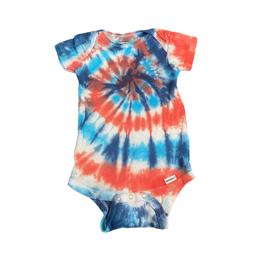 Spiral Tie Dye Baby Bodysuit || 3-6 Months