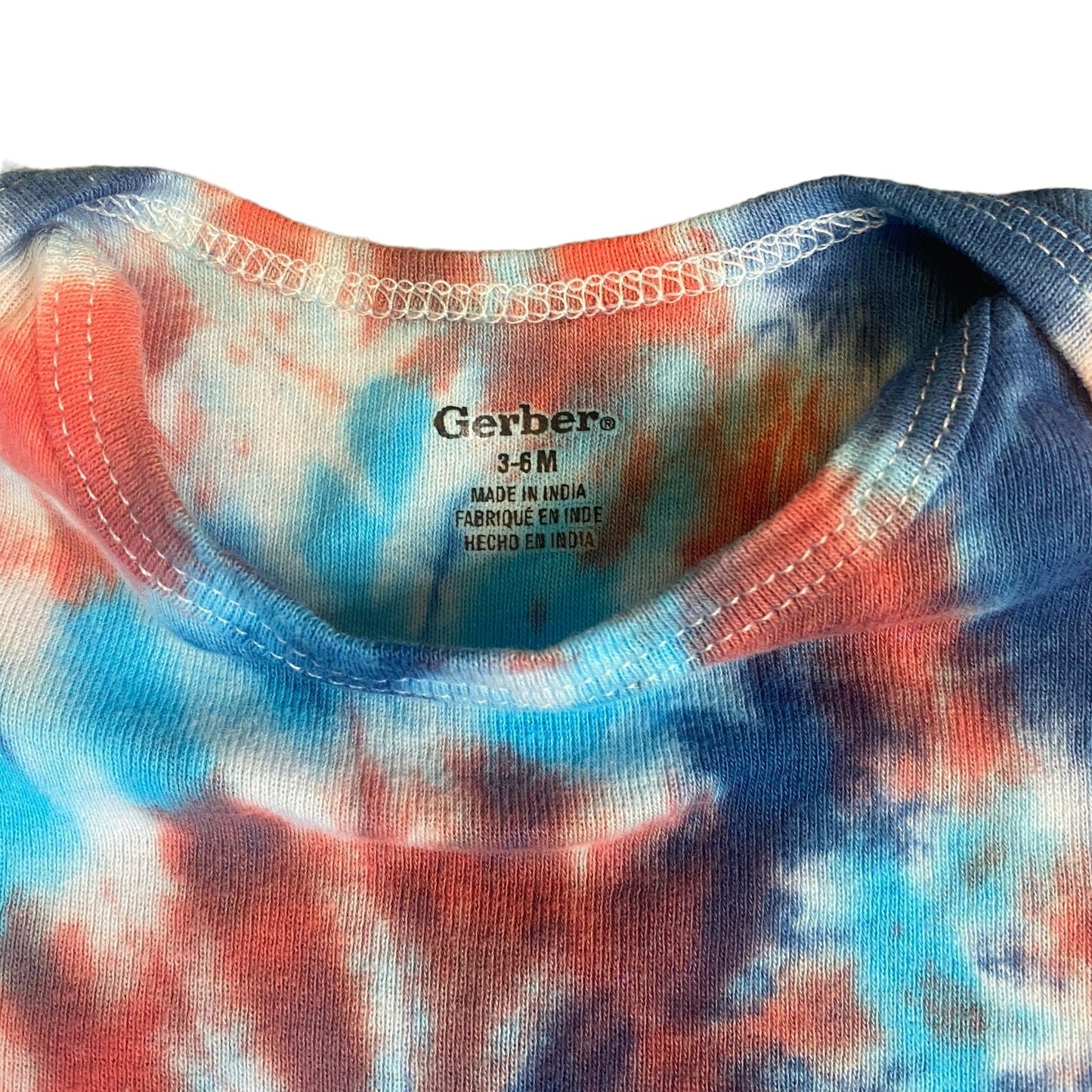 Spiral Tie Dye Baby Bodysuit || 3-6 Months