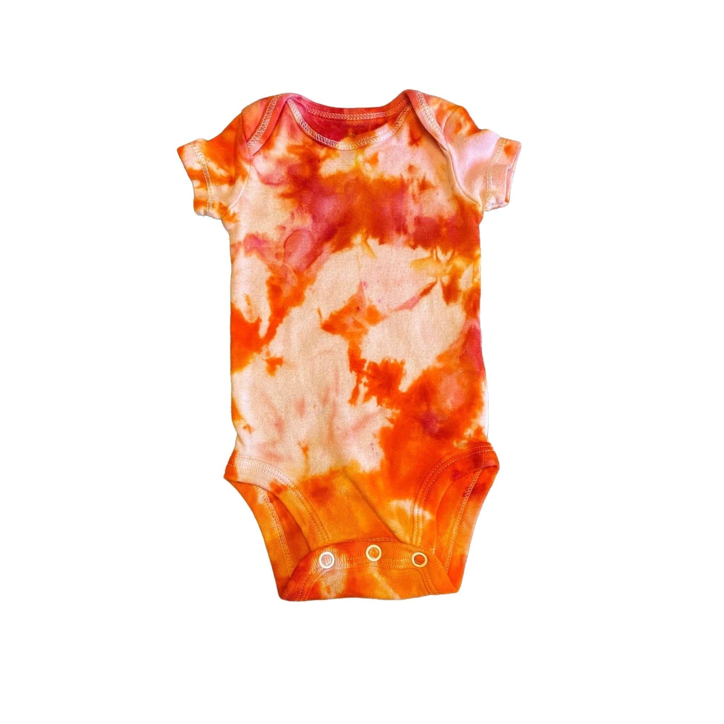 Fiery Fun Dye Tie Dye Onesie || Newborn