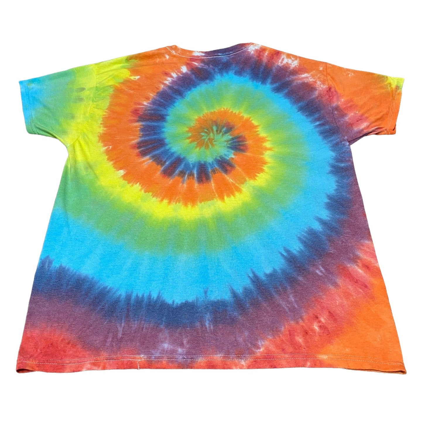 Rainbow Spiral Tie Dye Adult Tee || Medium