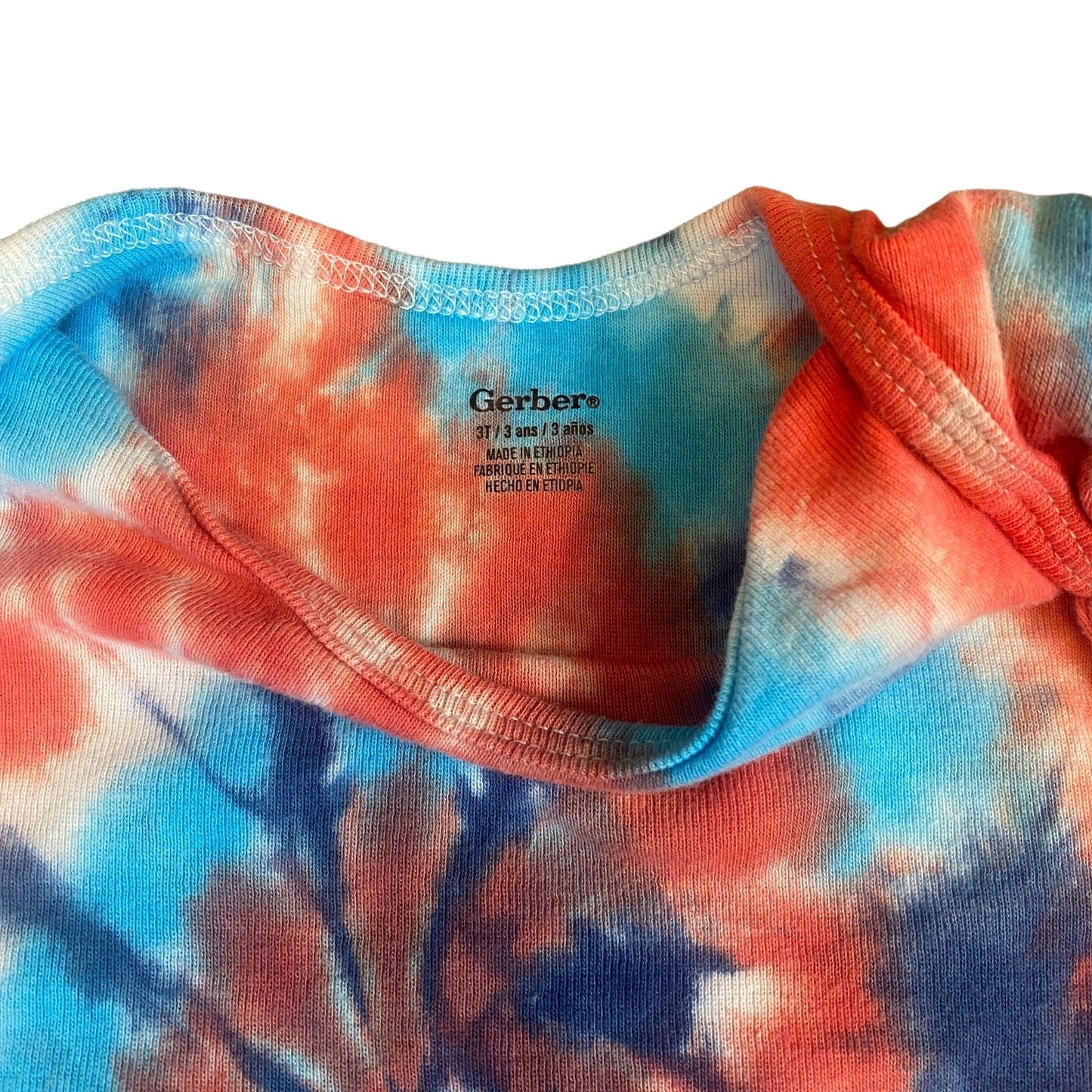 Spiral Tie Dye Baby Bodysuit || 3T