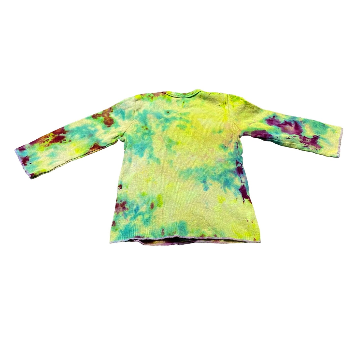 Tie Dye Kimono Button Style Baby Shirt || 6 Months